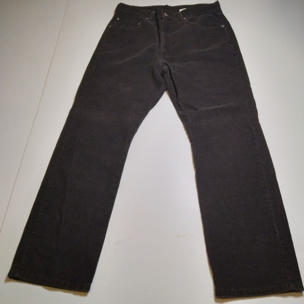 Vintage Corduroy Chocolate Brown Levi's Pants Sz 34